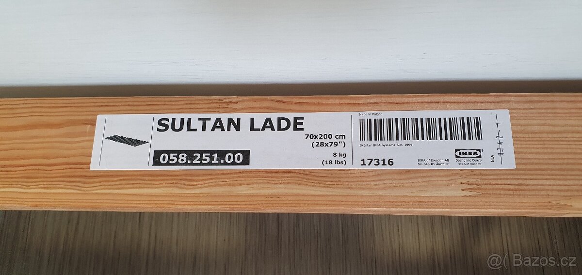 Ikea laťkový rošt 2x 70 x 200 cm - 3