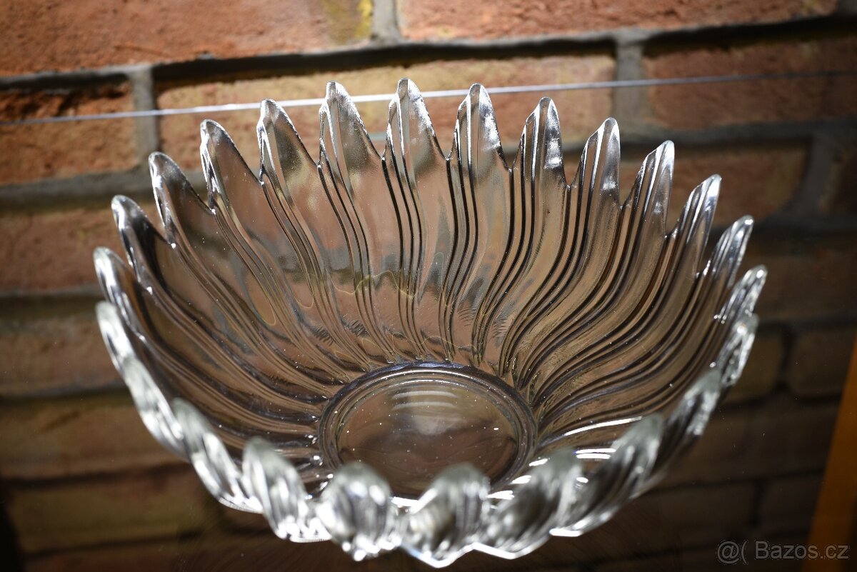 broušená mísa Bohemia glass - 3