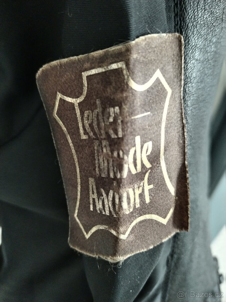 Dámská kožená bunda černá, vel. 42 (SRN) - 3