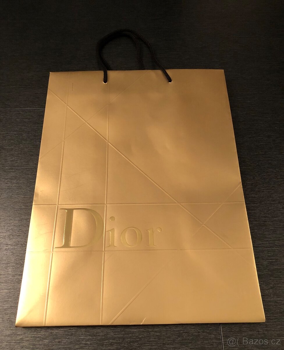Dior - velké dárkové papírové tašky - 3ks - 3