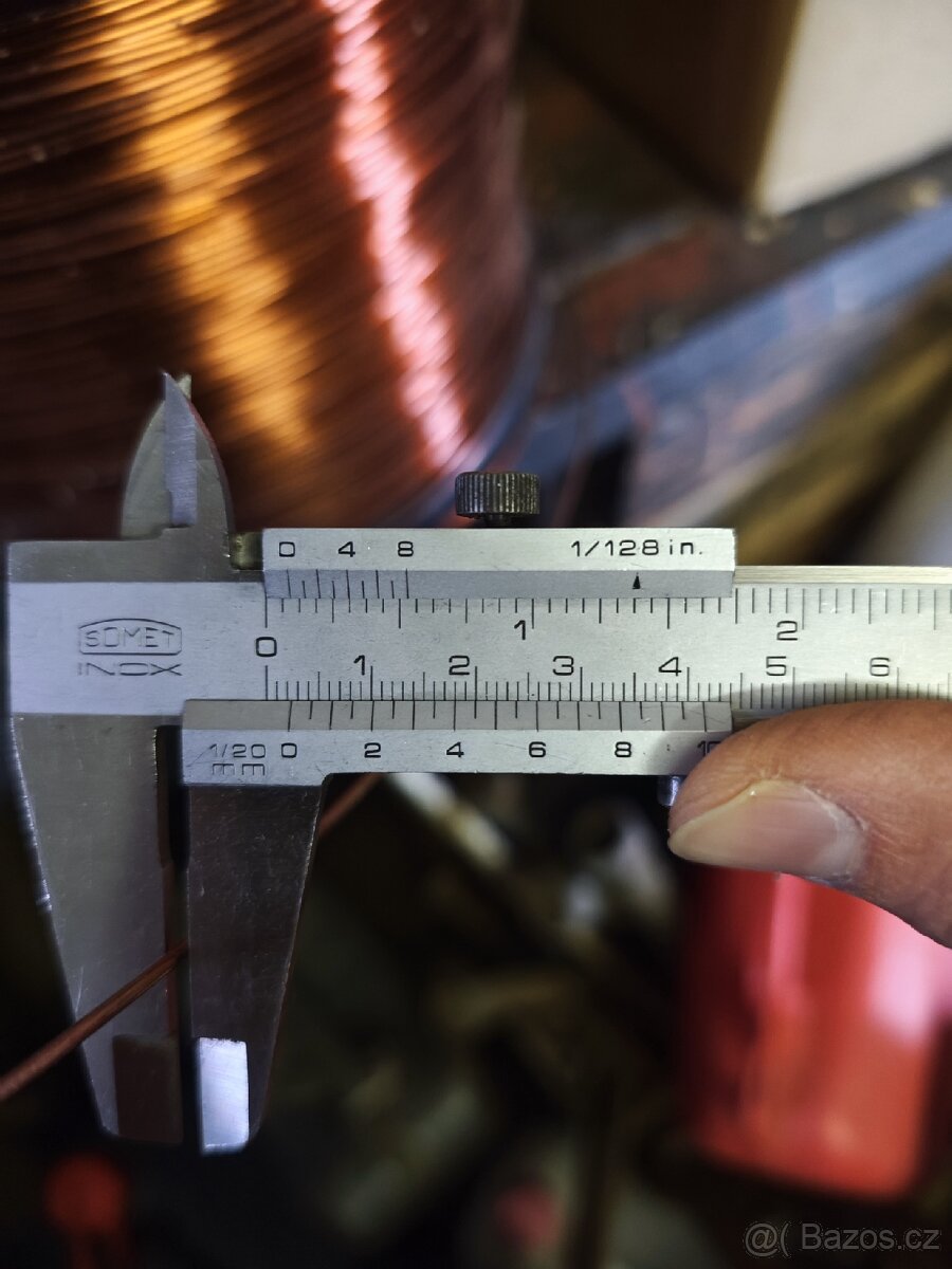 Měděný drát lakovaný, EN 60317-13, 1,6 Cu HC2S - 3