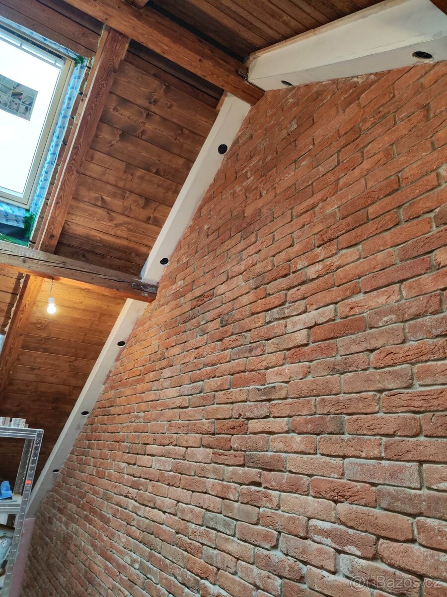 Cihlové obklady pásky z historických cihly - 3