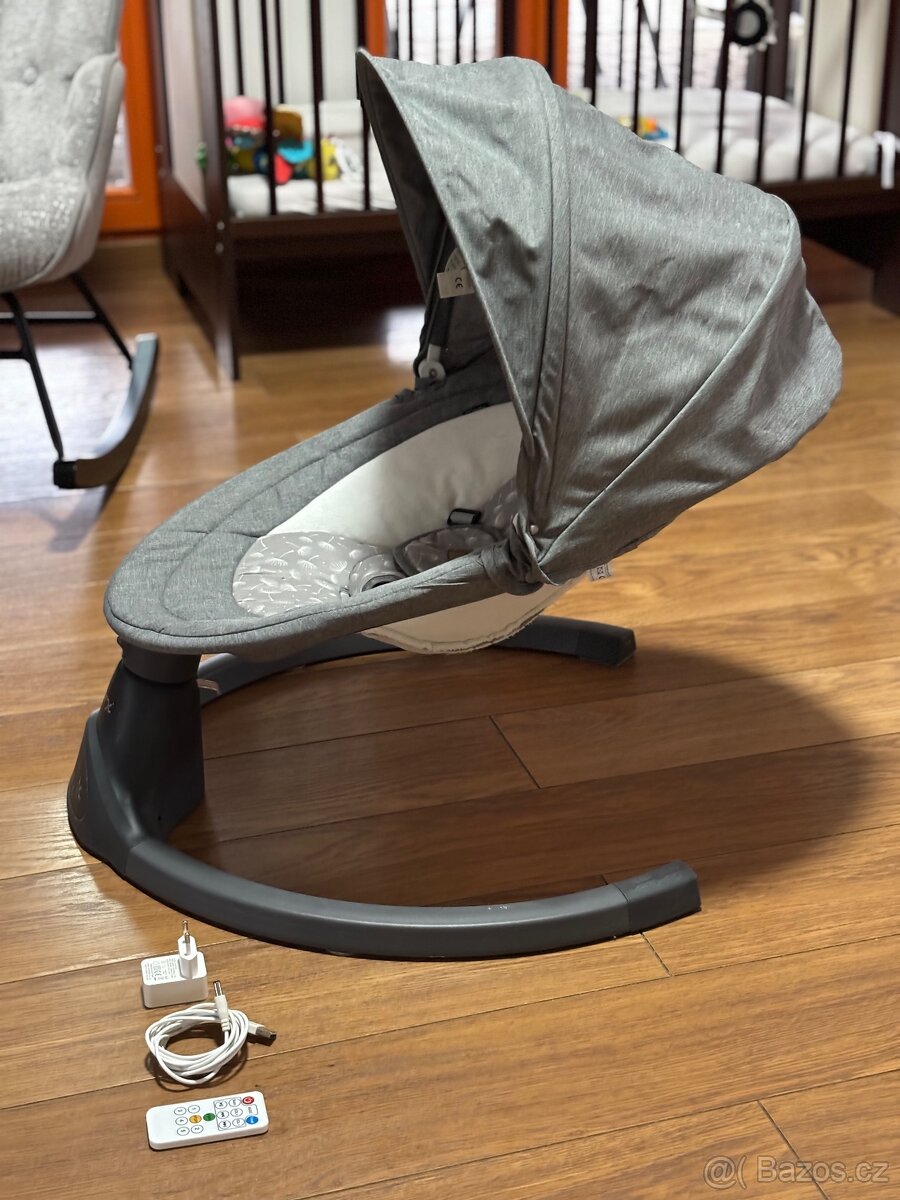 Elektrické houpátko MoMi KENANI Dark Grey - 3