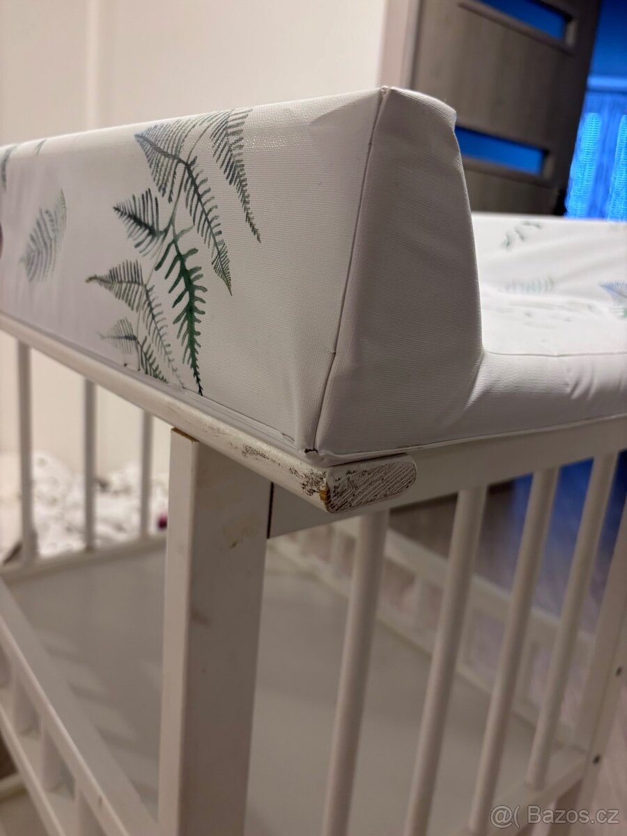 Prebalovaci pul, dreveny bily - 3