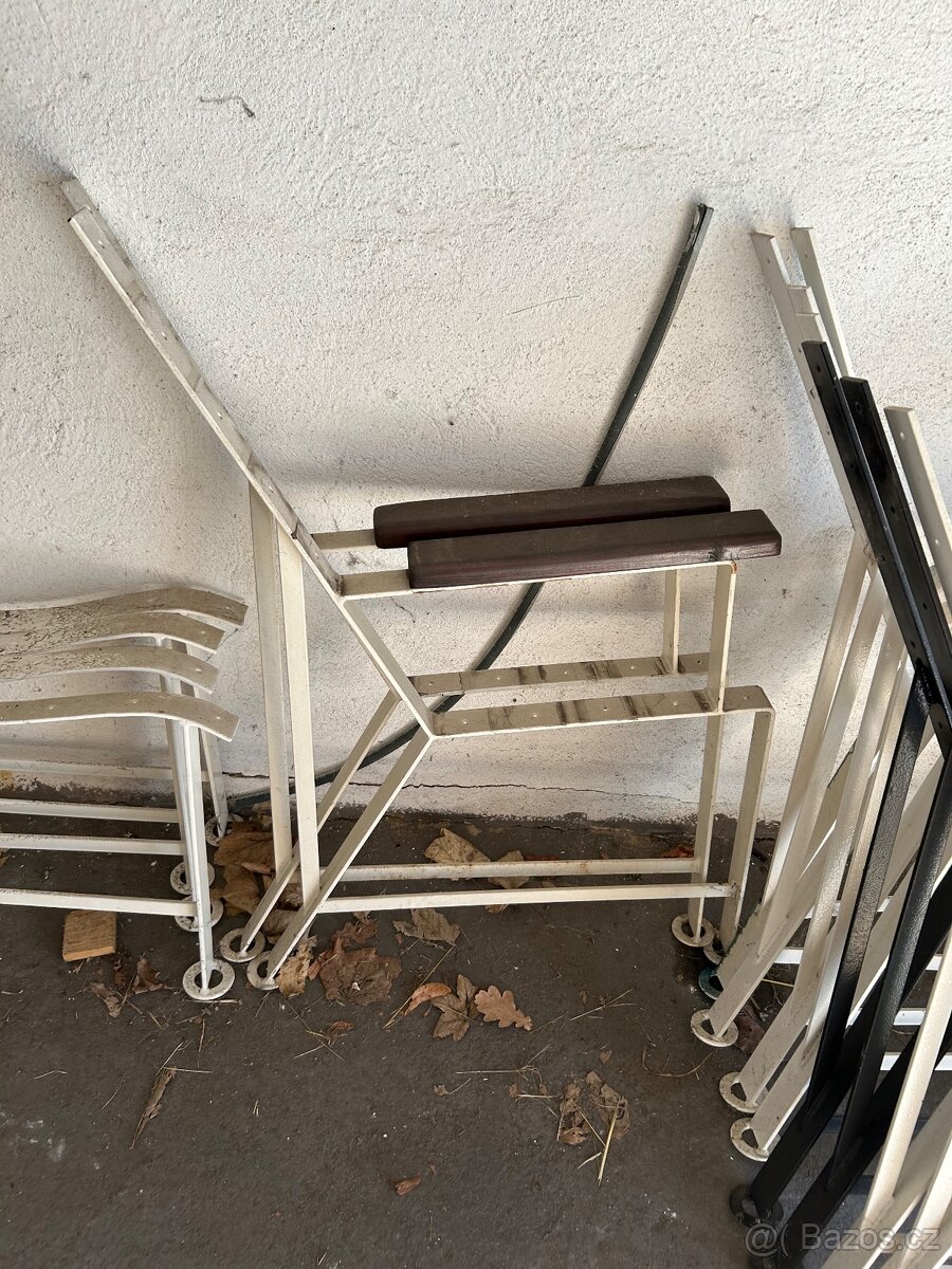 Bytelné kovové nohy pro zahradní nábytek – více variant - 3