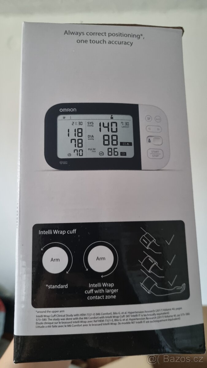 Tlakoměr nový Omron M7 Intelli - 3