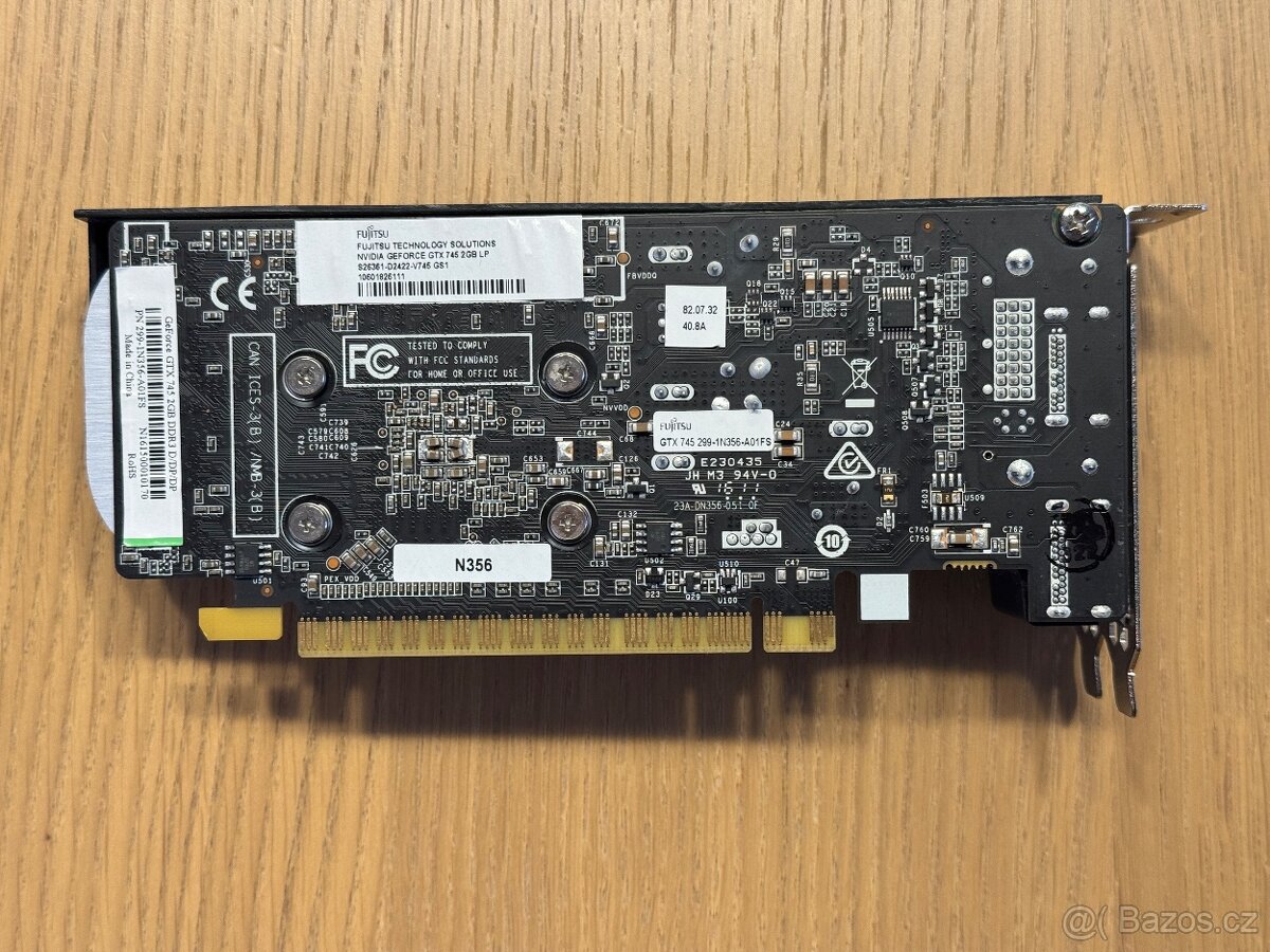 Fujitsu NVIDIA GeForce GTX 745 2GB Low-Profile - 3