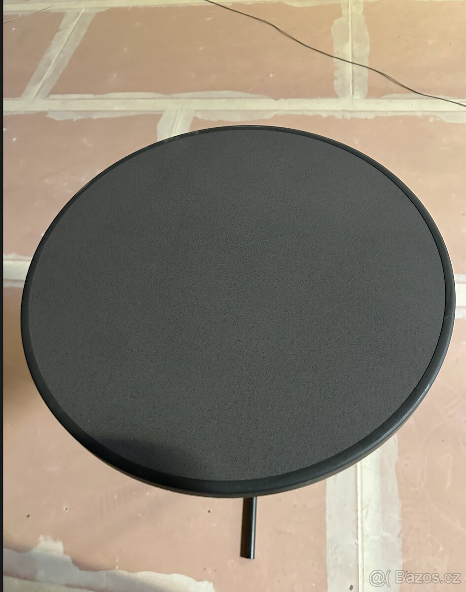 Skládací bistro stůl – černý, 108 × 68 cm - 3