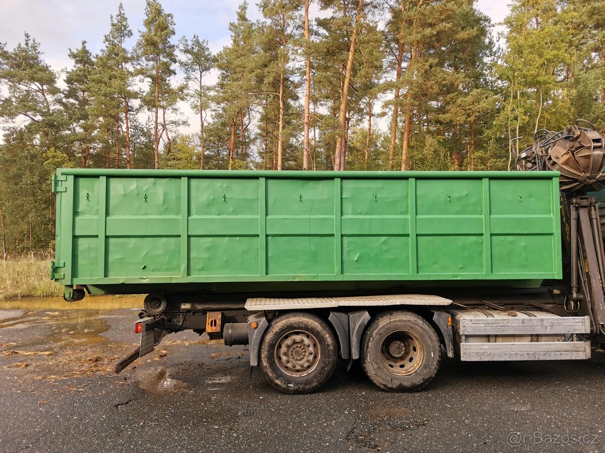 Hákový nosič Man tga + hydraulická ruka - 3