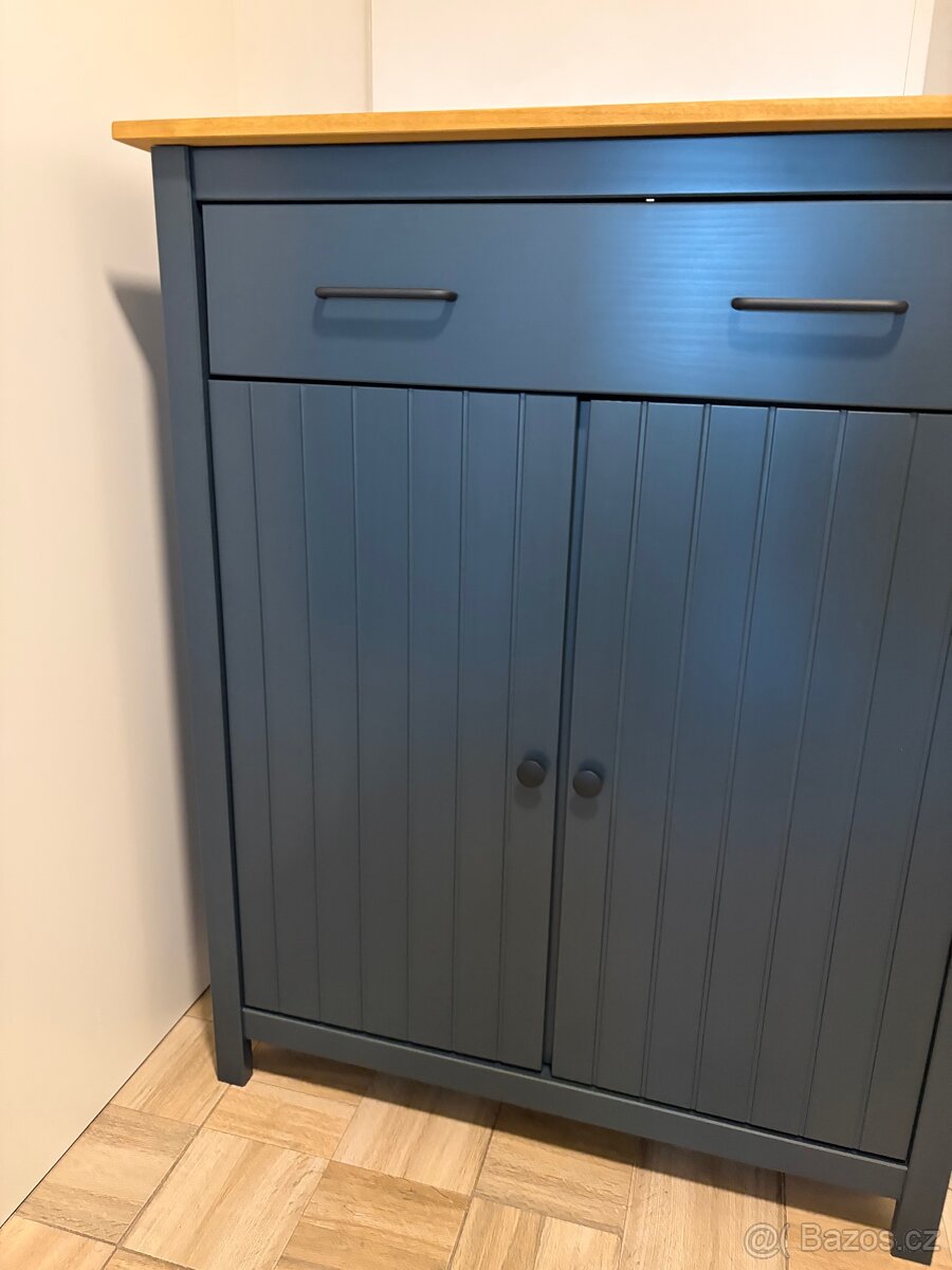 Tmavě modra komoda Miranda 90 cm - 3