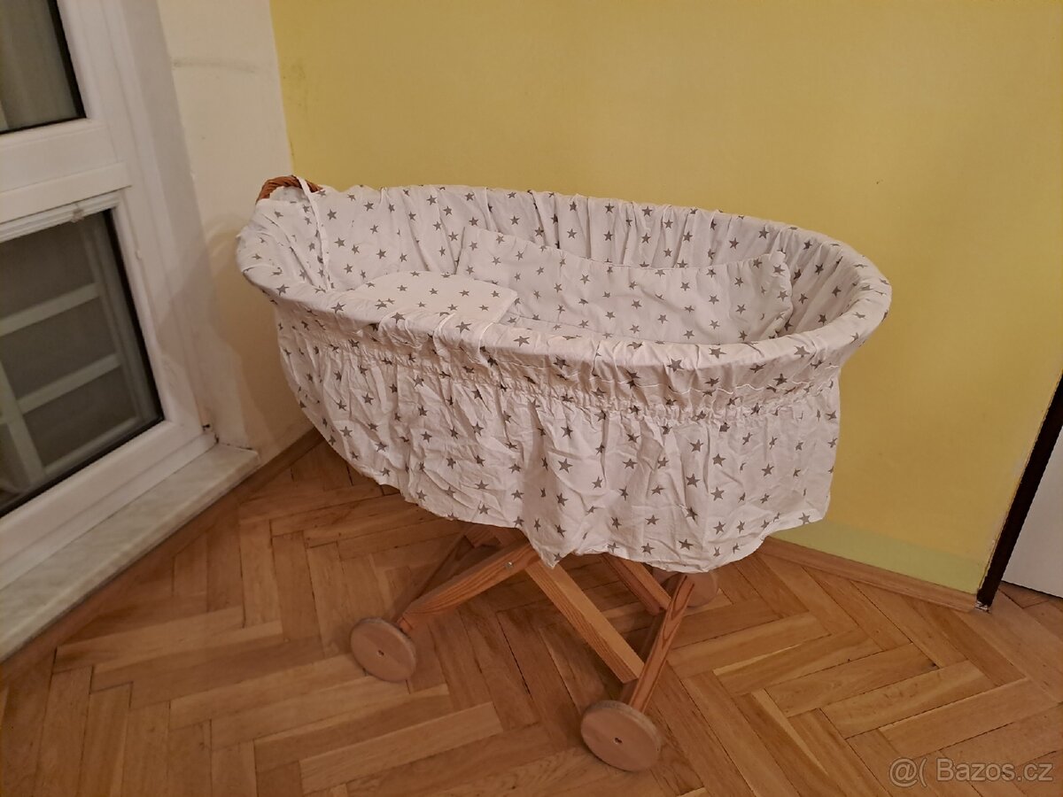 Proutěný koš na miminko - 3