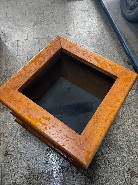 Dřevěný květináč - 3