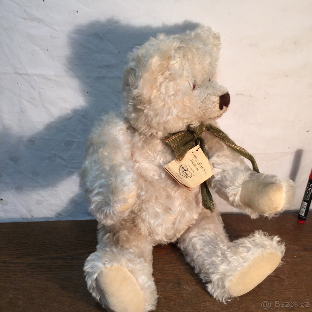 Mohérový kloubový medvěd. Bručící medvídek certifikát - 3