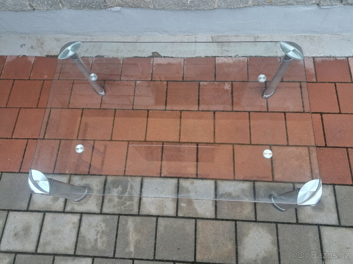 Konferenční stolek skleněný - 3