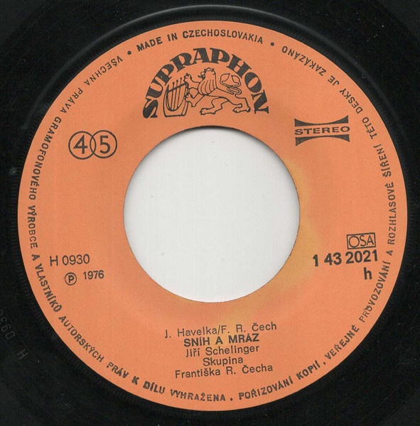 Jiří Schelinger – Šípková Růženka • Sníh A Mráz (SP) - 3