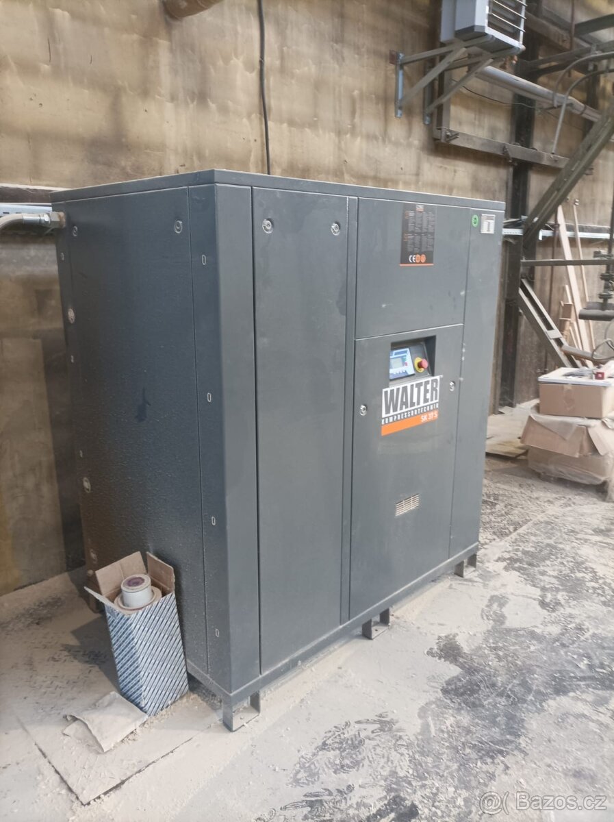 Sušička WALTER WDF 375 a šroubový kompresor WALTER SK 37S - 3