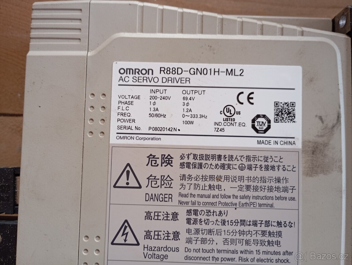 AC Servo měnič Omron R88D-GN01H-ML2 - 3