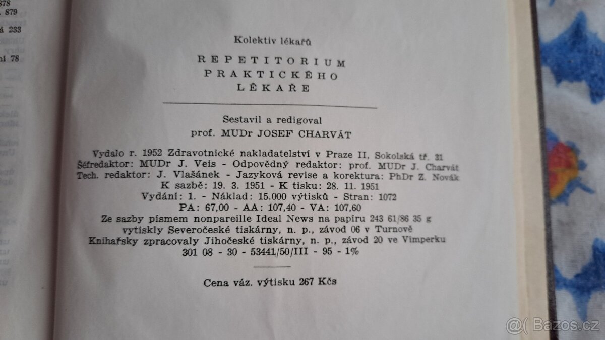 REPETITORIUM PRAKTICKÉHO LÉKAŘE Z R. 1952 - 3