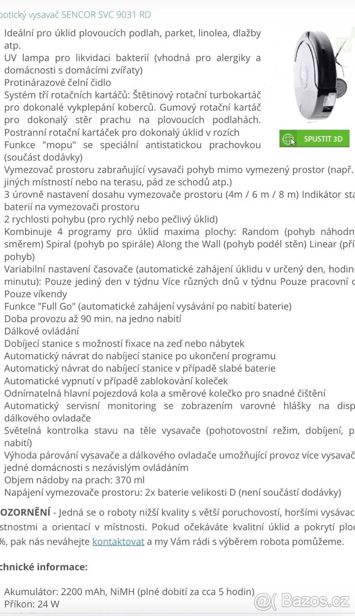 Roboticky vysavac - 3