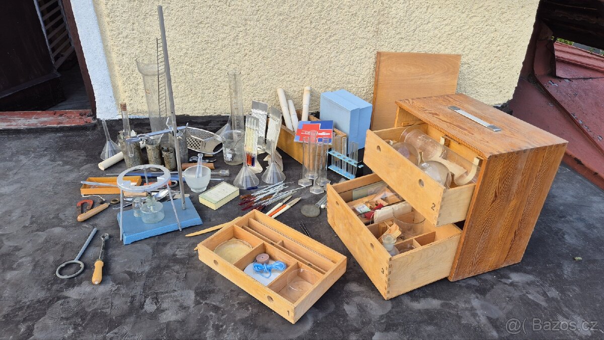 Obrovská Retro školní chemická souprava - 3