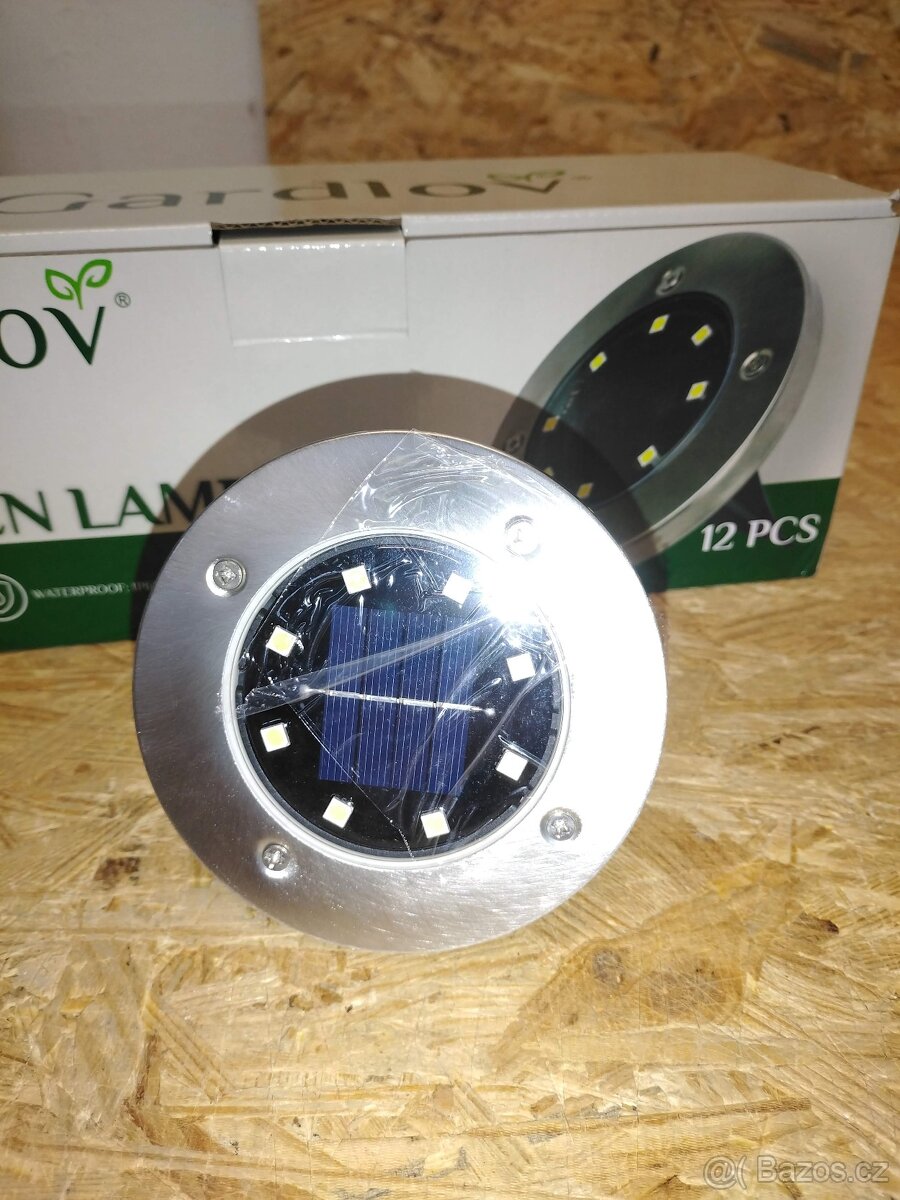 Solární zahradní světla 12ks - 3