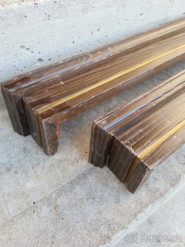 Dřevěné garniže retro - 3