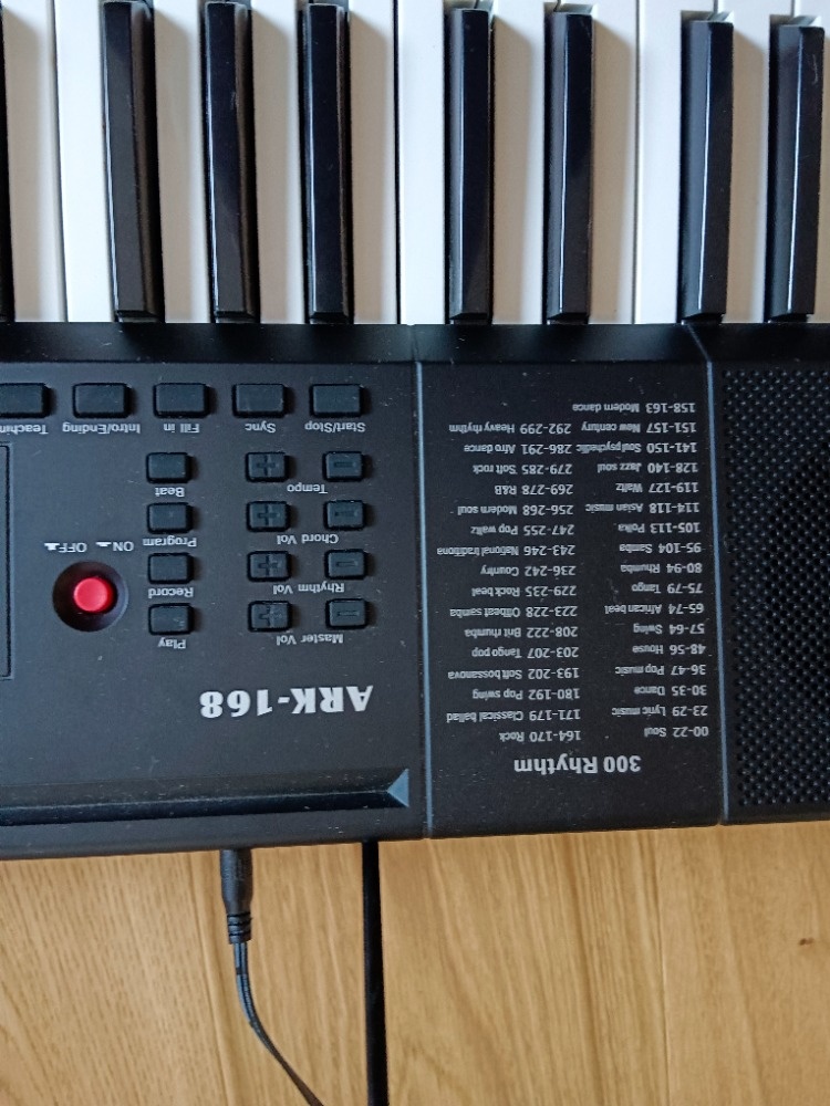 Klávesy ARK Fox 168 - 3