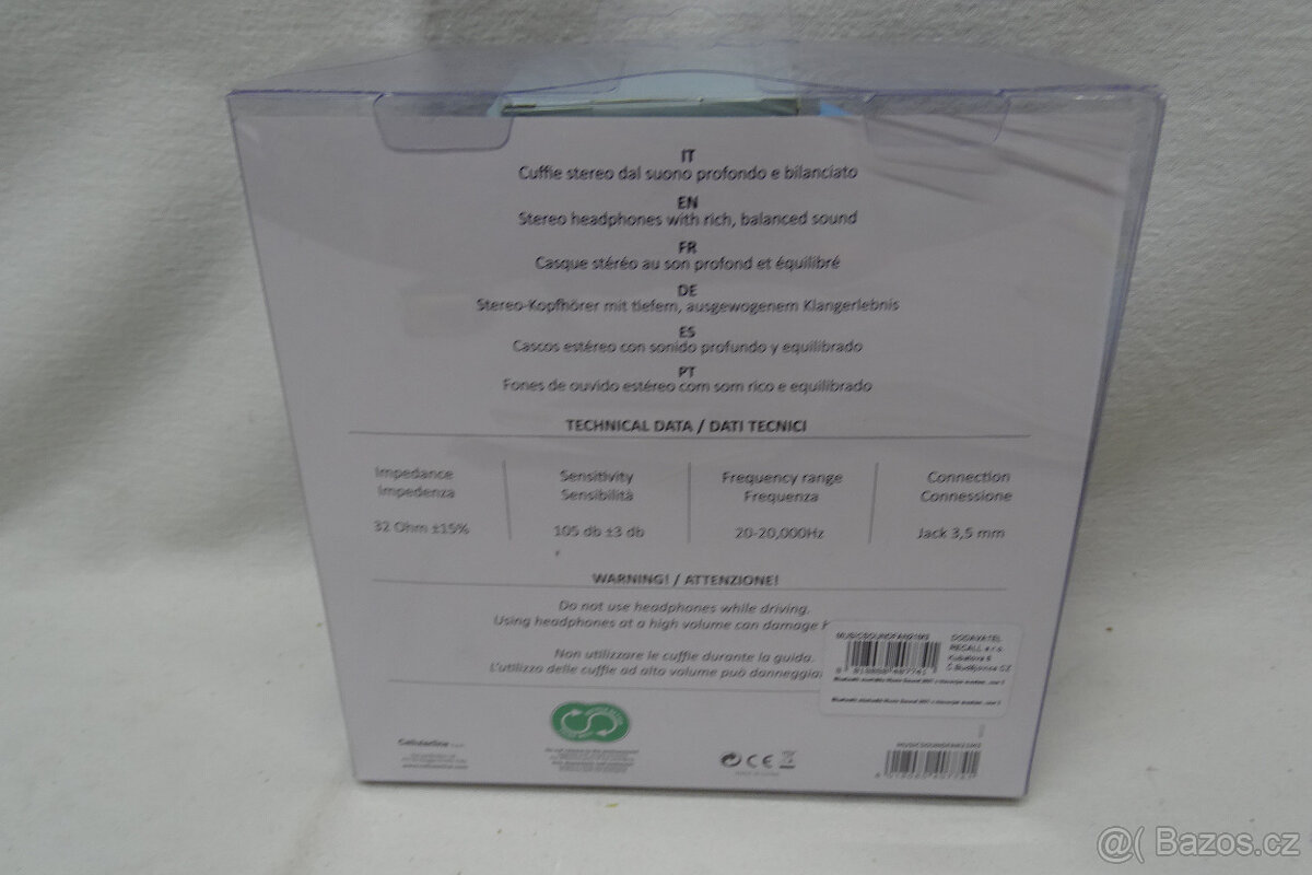 Sluchátka Music Sound Bluetooth nepoužité - 3