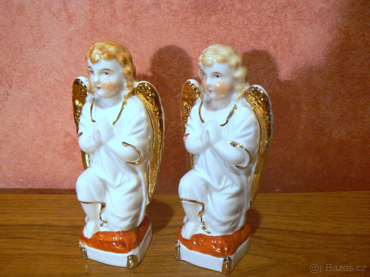 starý porcelánový anděl - 3