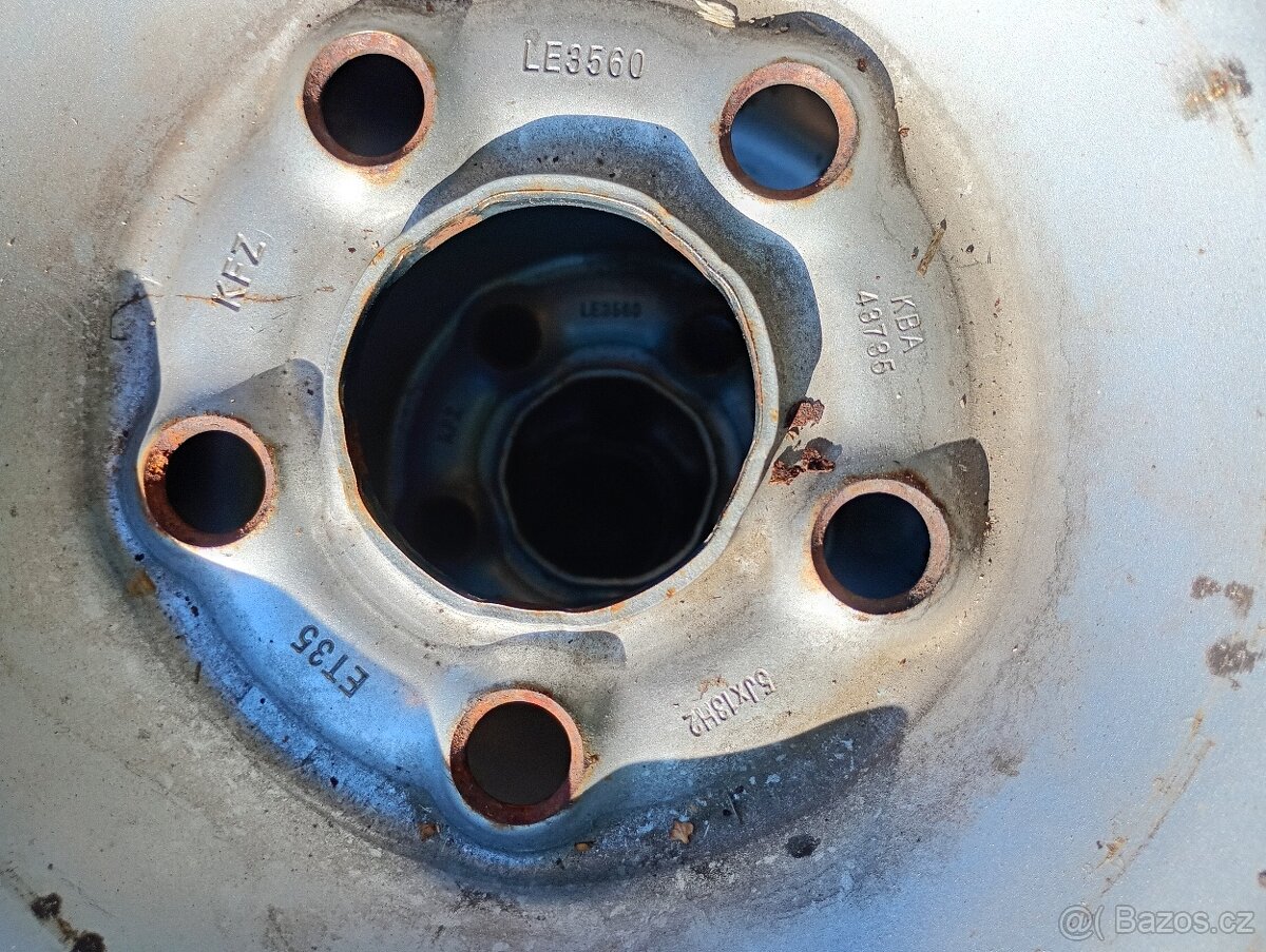 Škoda,VW 5x100 pneu 155/80 r13 - 3