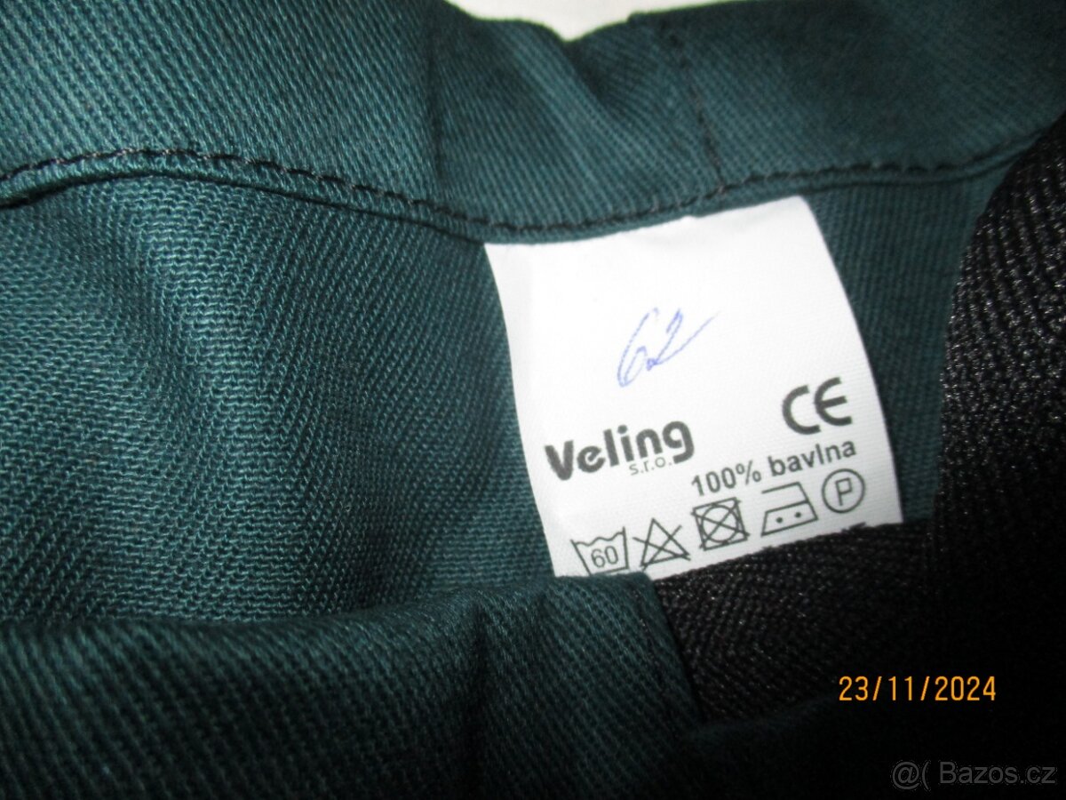 Montérkové kalhoty velikost 62 - 3