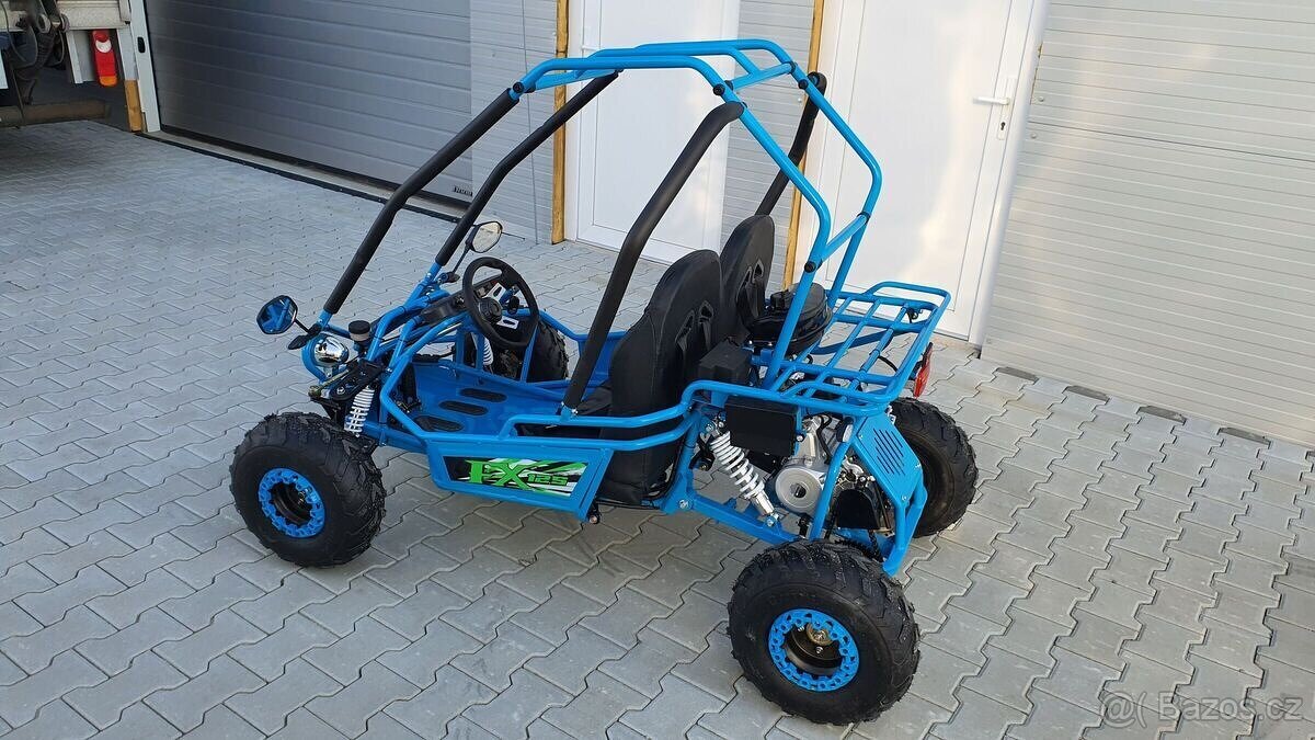 Dětská Buggy MiniRocket 125ccm MIDI modrá