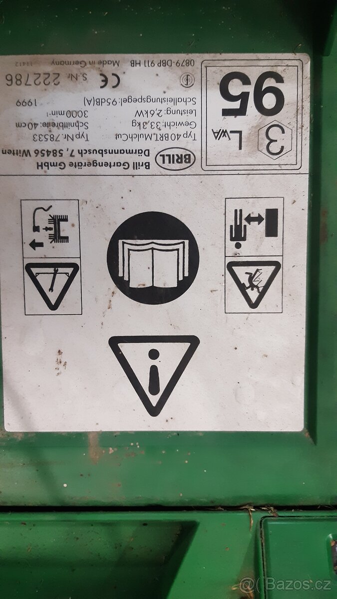 Benzínová sekačka s pojezdem - 3