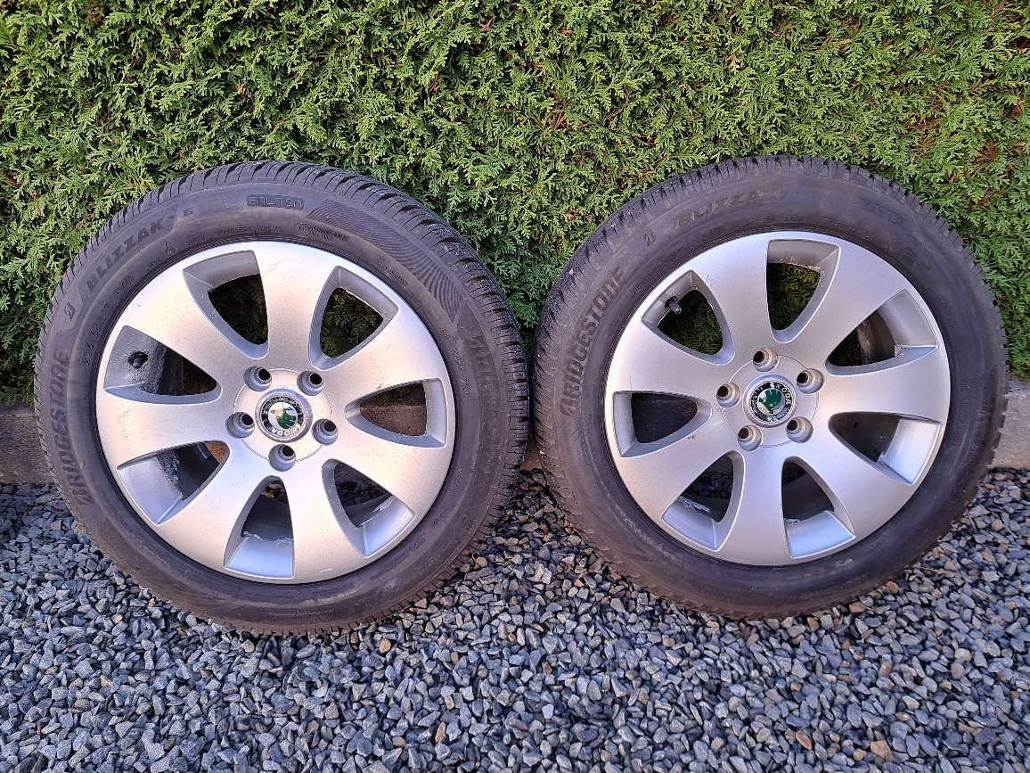 Zimní kola komplet ALU 5x112 R16 s pneu 205/55/16 - sada - 3