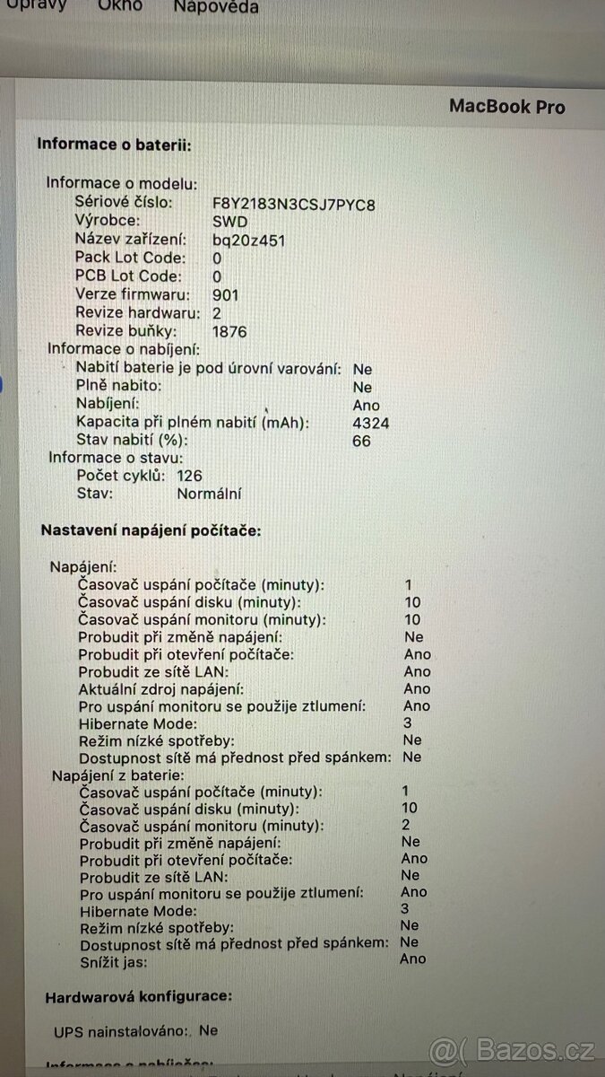 Macbook Pro 13 2018 Retina Krásný stav, zánovní baterie - 3