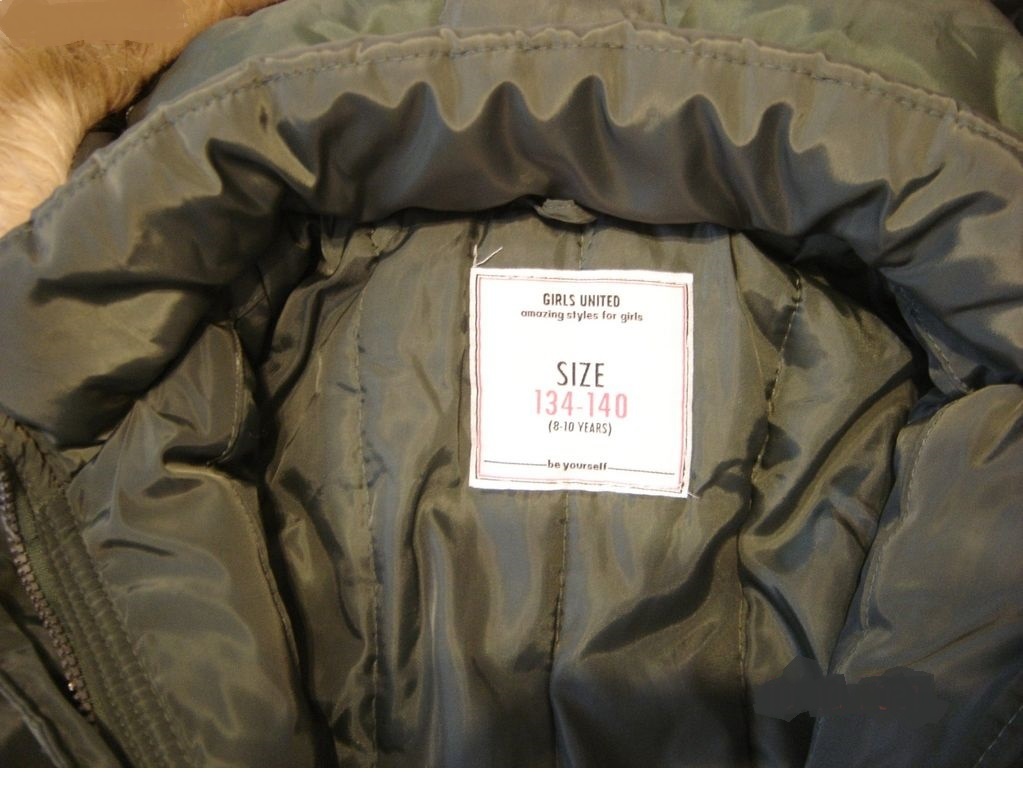 dívčí bunda takko zánovní velikost 134-140 - 3