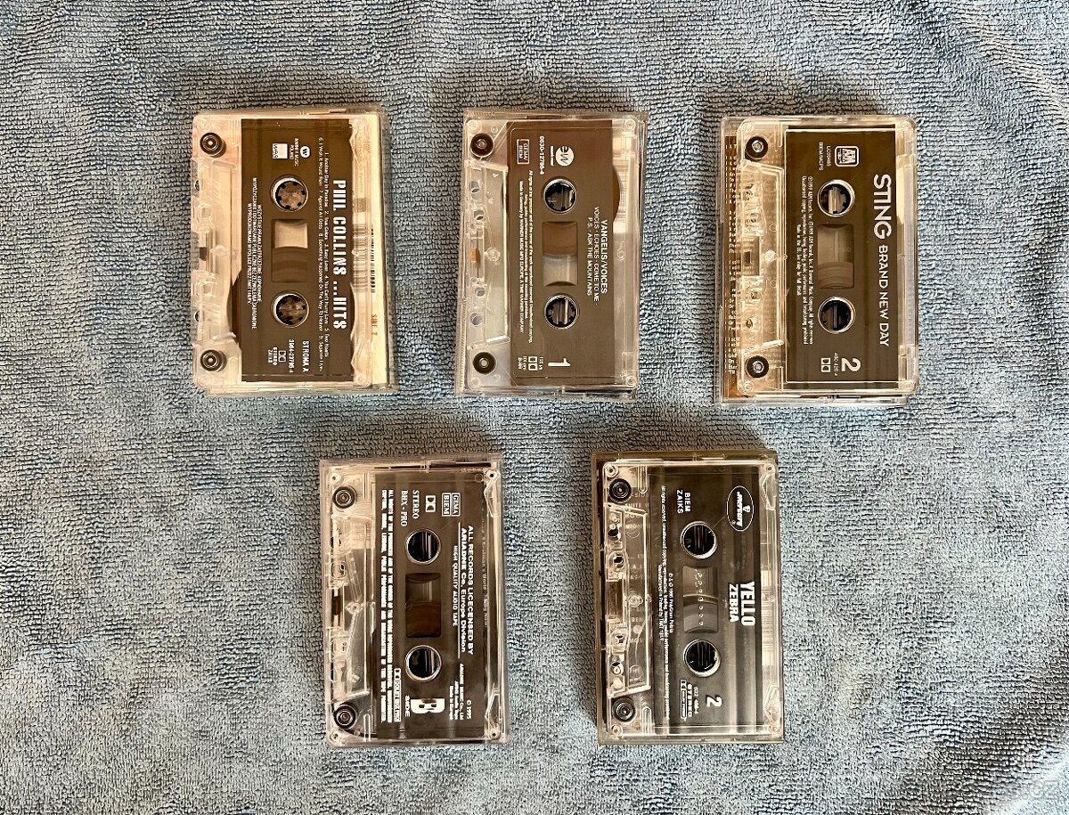 MC Audio kazety originál / 5 kusů - 3