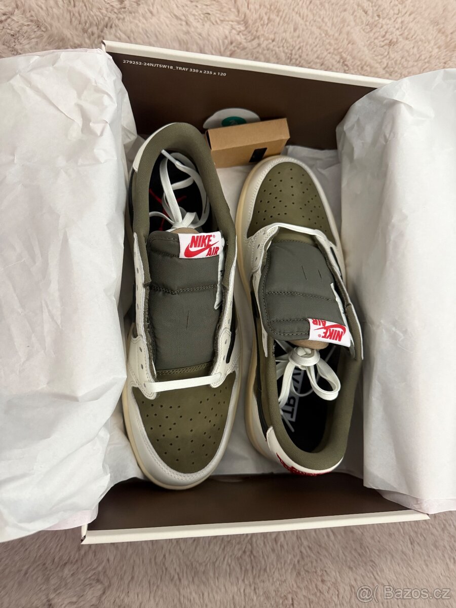 Nike Air Jordan 1 Travis Scott medium olive vel 43 - 3