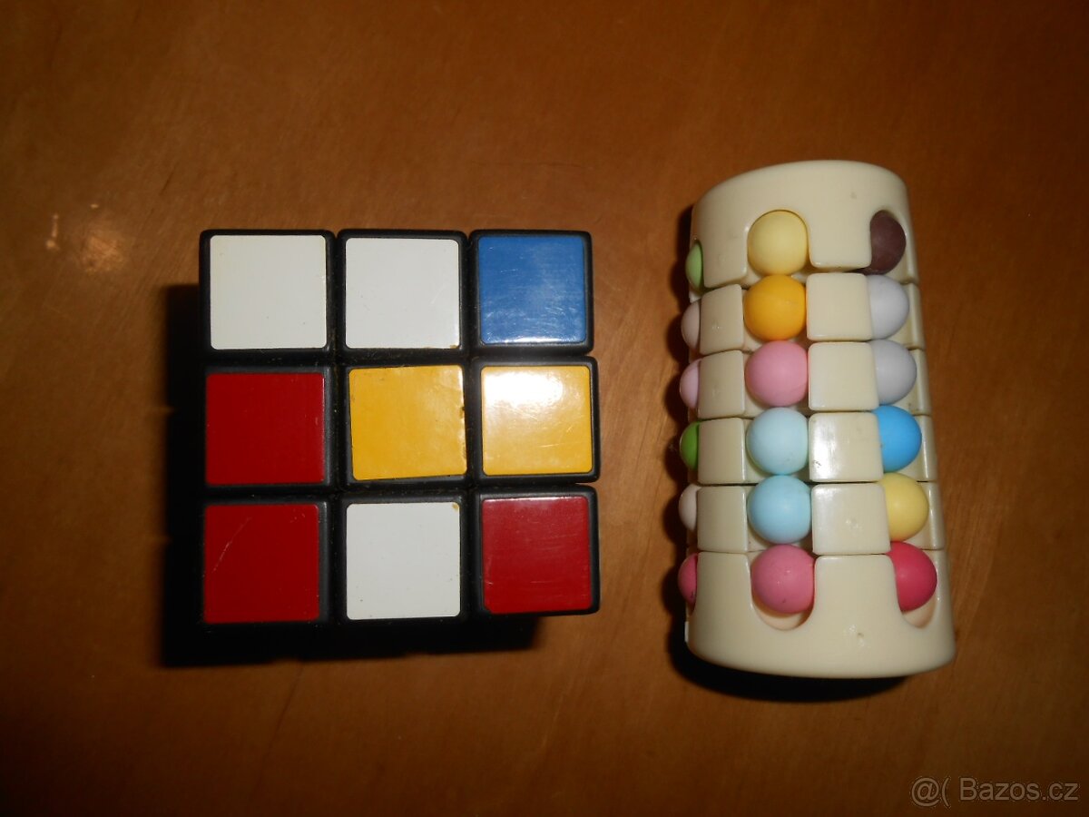 RETRO Rubikova kostka HUNGARY + Věž - použité - cena celkem - 3