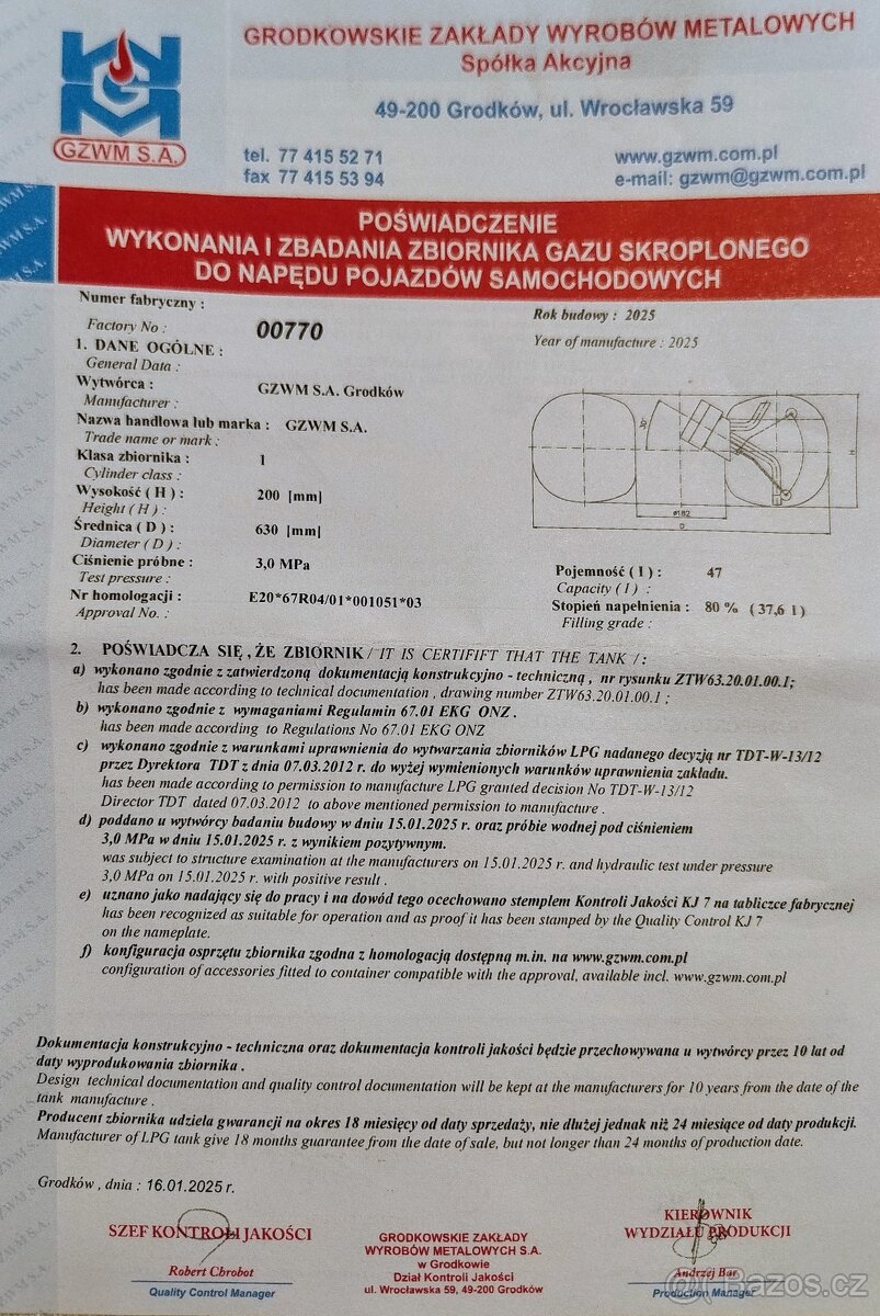 Výměna LPG nádrže v továrních přestavbách OPEL - 3