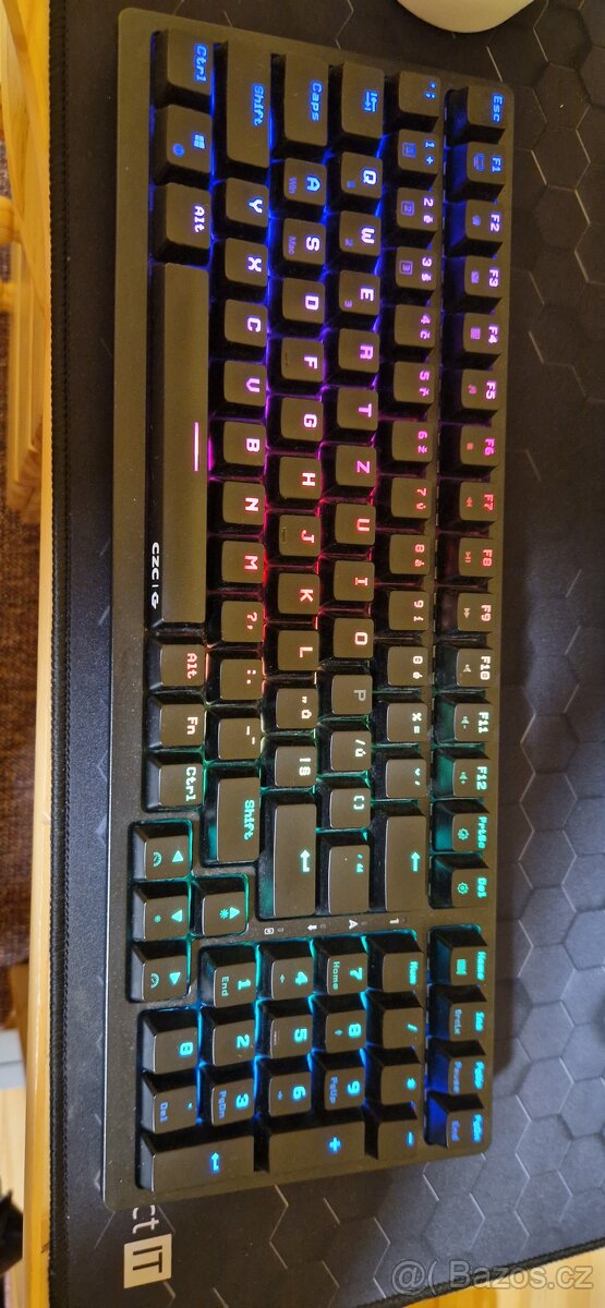 CZC.Gaming Reaper, TTC Red, herní klávesnice, černá - 3