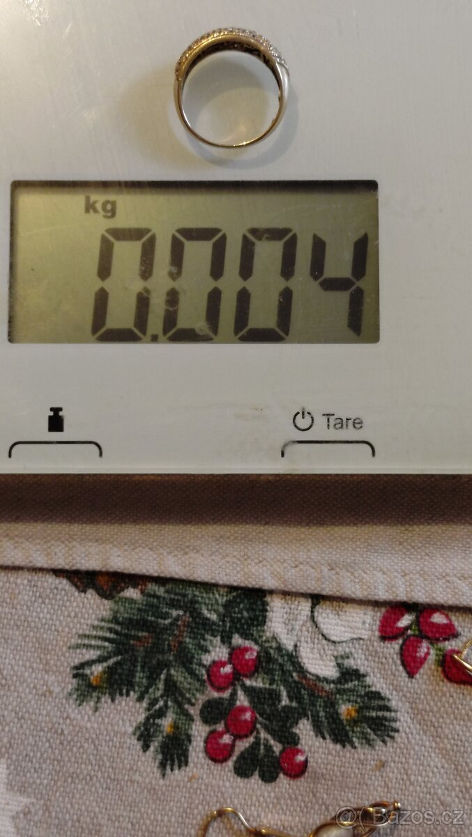 Zlatý masivní prsten - 3