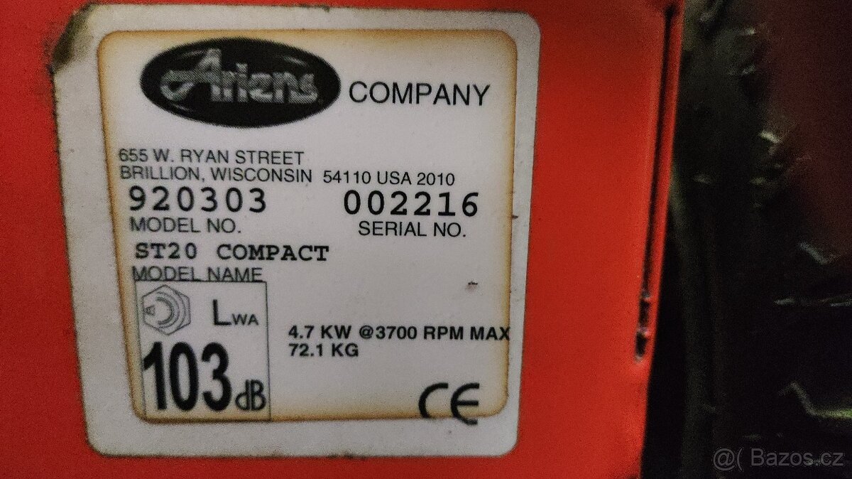 Sněžná fréza ST20 compact - 3