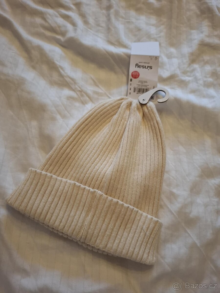 Béžová dámská čepice - 3