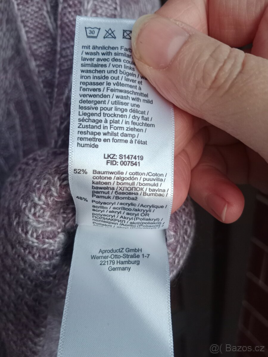 Fialová dámská halenka - 3