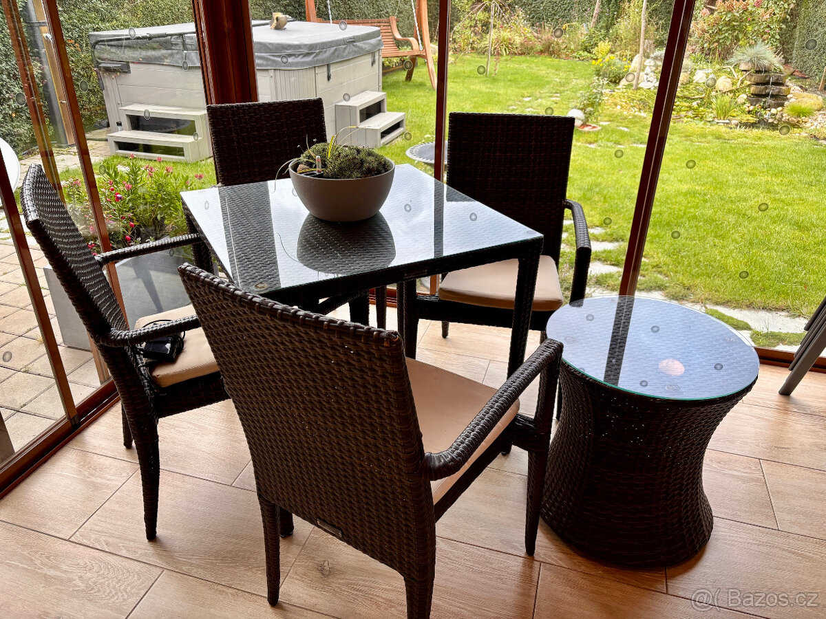 Zahradní nábytek - ratanová souprava - 3