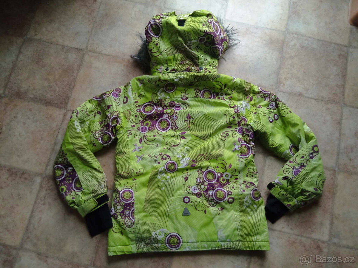 Zelenofialová zimní bunda ICEPEAK vel.140/9-10 let - 3