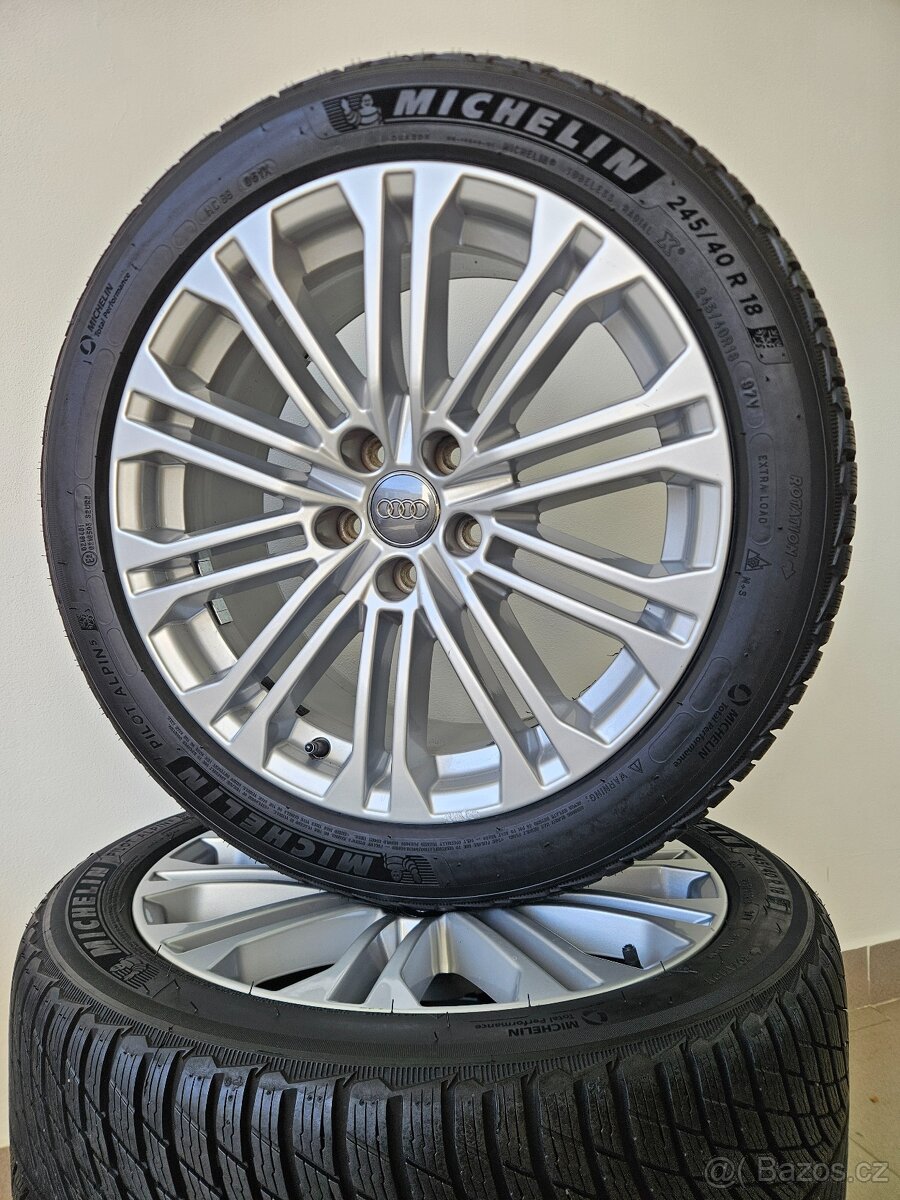Orig. Audi 5x112 Zimní Michelin 245/40/18 - Top - 3