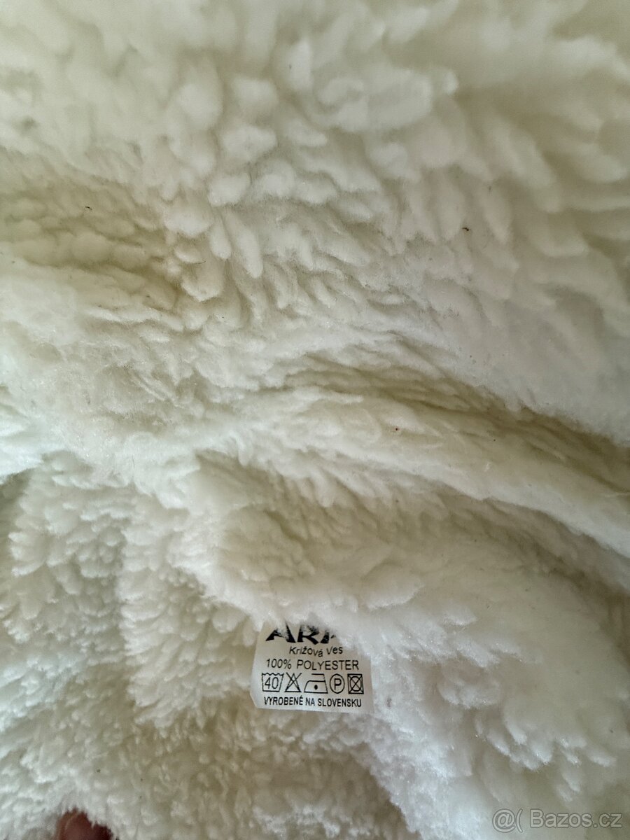 Dětský zimní fusak do kočárku, žlutý - 3