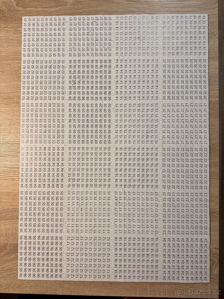 Adventní kalendář puzzle - 1000 dílků - 3